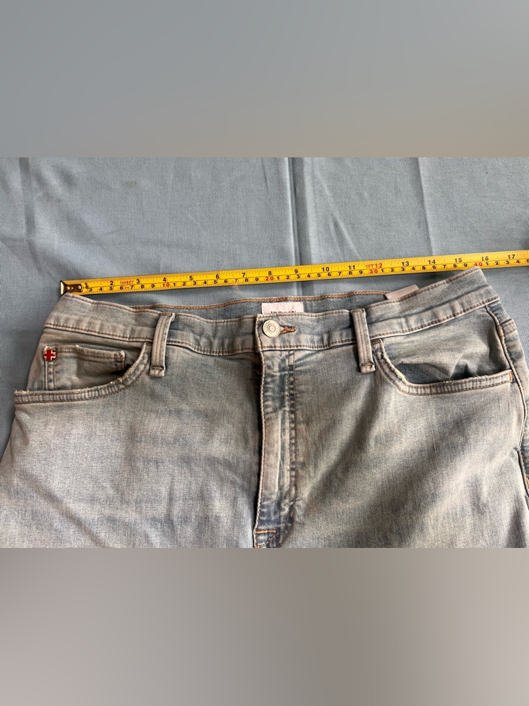 Hudson Jeans Noa Rachel High Rise Straight Ankle Jean Size 32 Stretch Light — image 4 of 8